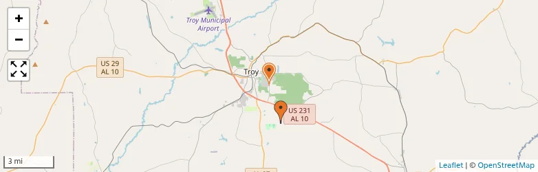 Related schools map