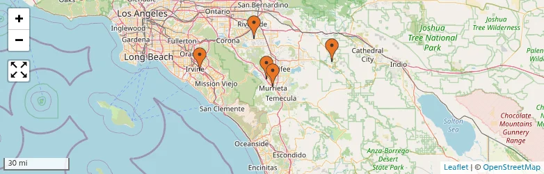 Related schools map