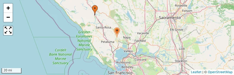 Related schools map