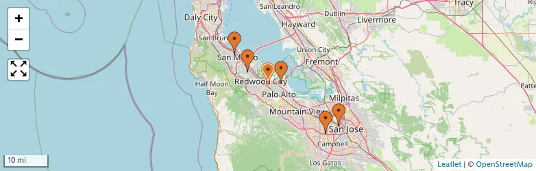 Related schools map