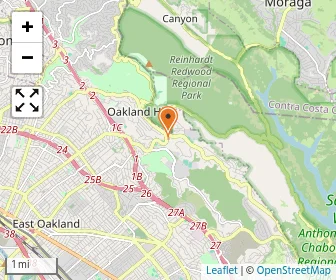 Map of Oakland Hebrew Day School