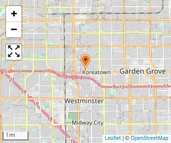 Map of Garden Grove 1st Preschool