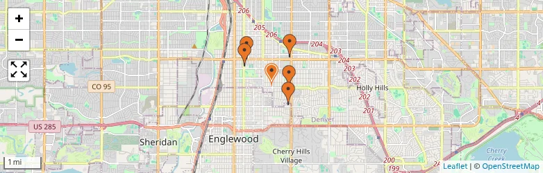 Related schools map