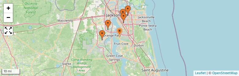 Related schools map