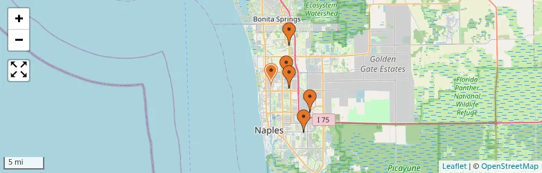 Related schools map