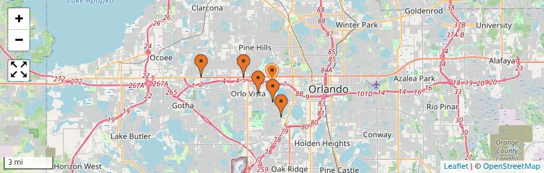 Related schools map