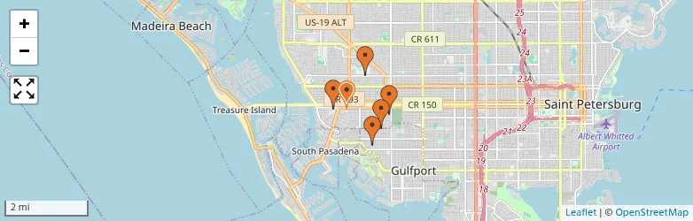Related schools map