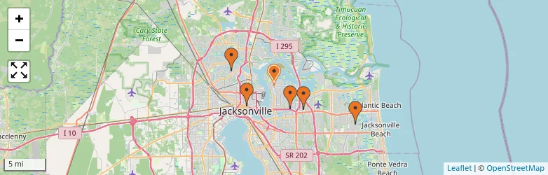 Related schools map
