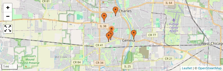 Related schools map