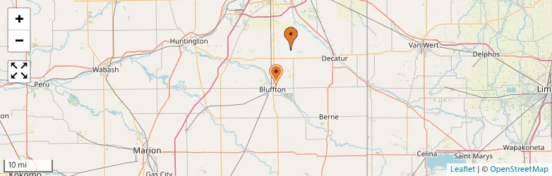 Related schools map