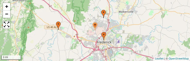 Related schools map