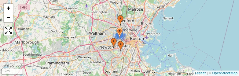 Related schools map