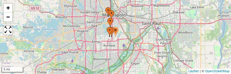 Related schools map