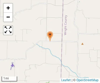Map of Oak Ridge Amish School