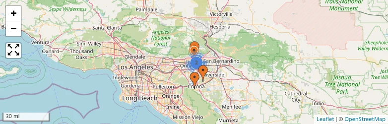 Related schools map