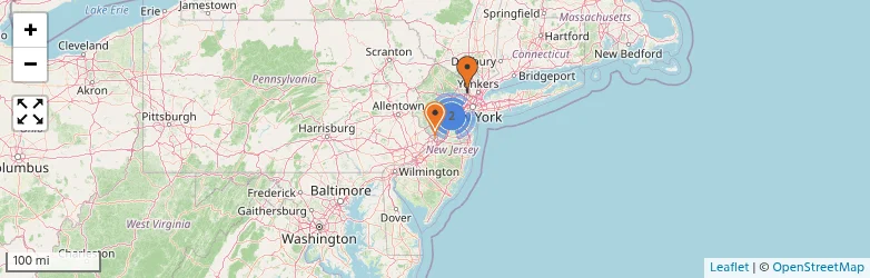Related schools map