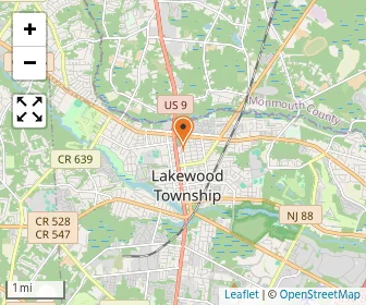 Map of Yeshiva Toras Emes