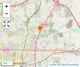 Map of Greensboro Islamic Academy