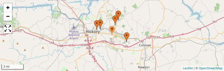 Related schools map