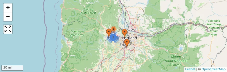 Related schools map