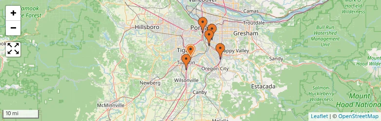Related schools map