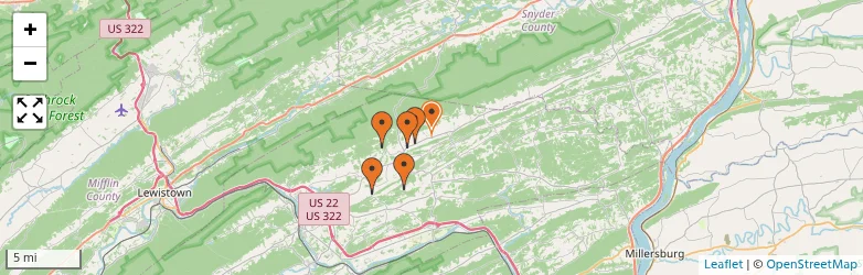 Related schools map