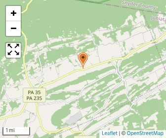 Map of Cocolamus Christian School