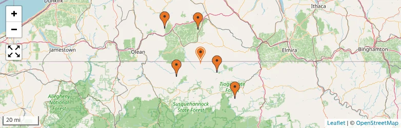 Related schools map