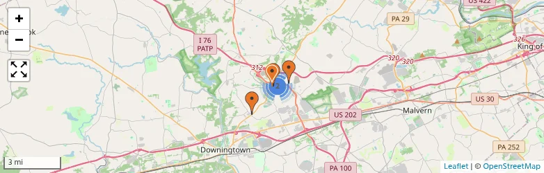 Related schools map