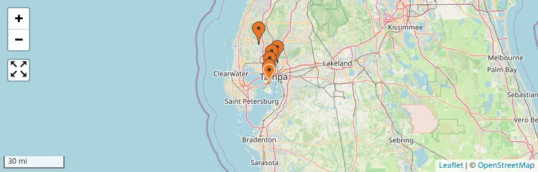 Related schools map