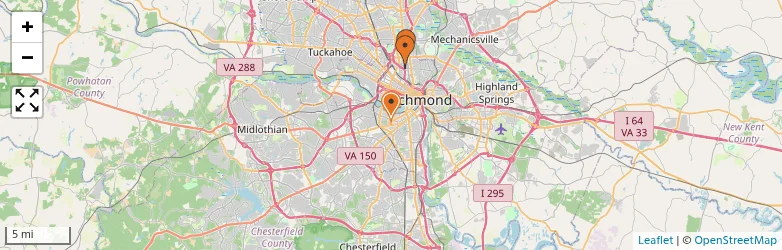 Related schools map