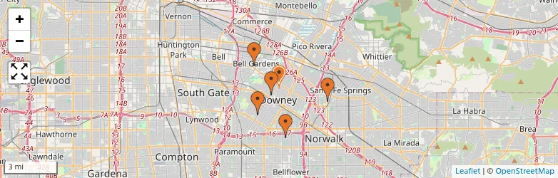Related schools map