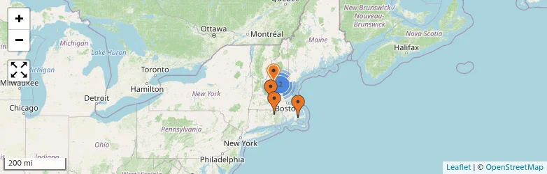 Related schools map