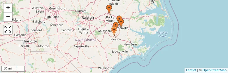 Related schools map
