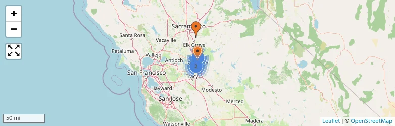 Related schools map