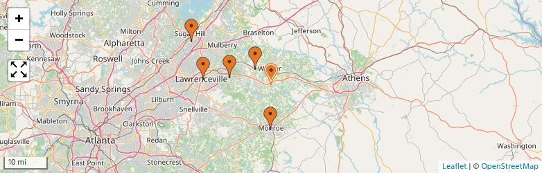 Related schools map