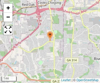 Map of Liveoak Christian Academy