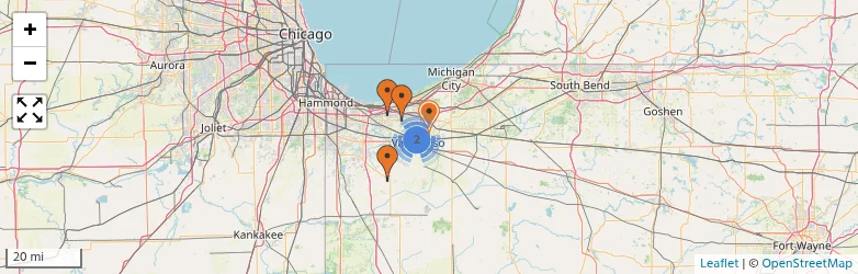 Related schools map