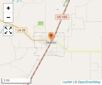 Map of Oberlin Covenant Christian School