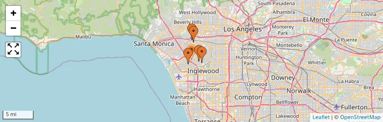 Related schools map