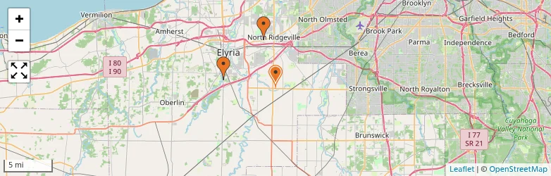 Related schools map