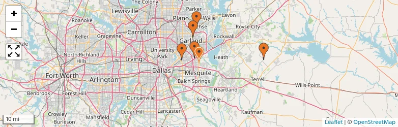 Related schools map