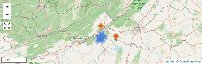Related schools map