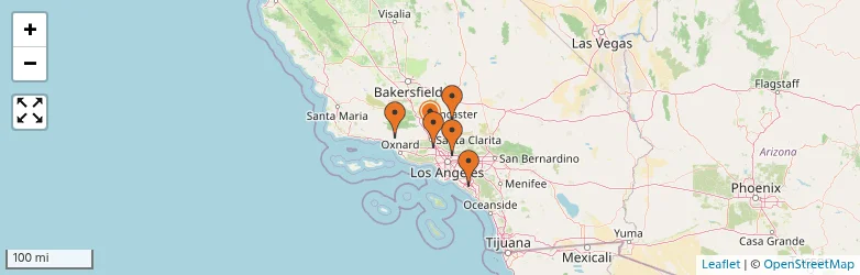 Related schools map