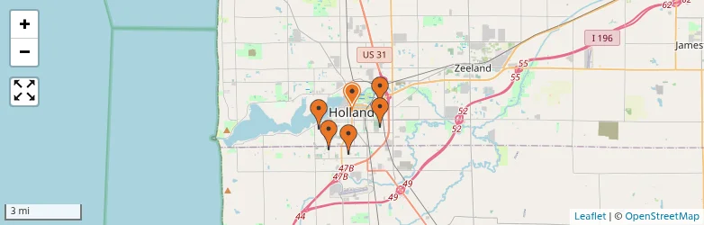 Related schools map