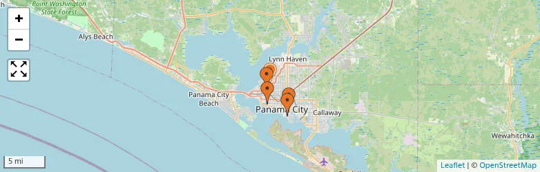Related schools map