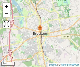 Map of Brockton Area Sda Academy