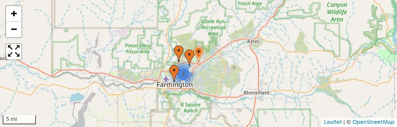 Related schools map