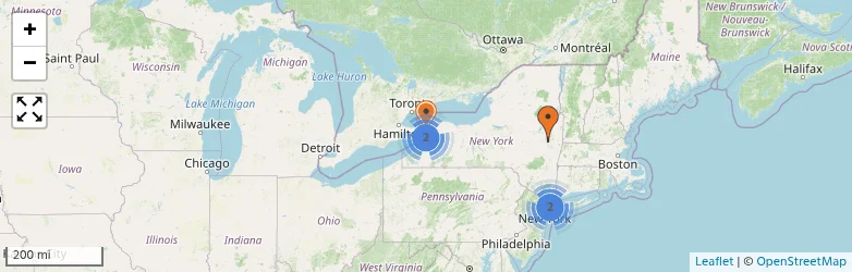Related schools map