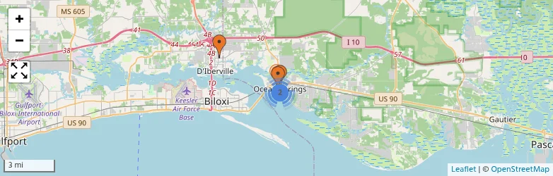 Related schools map